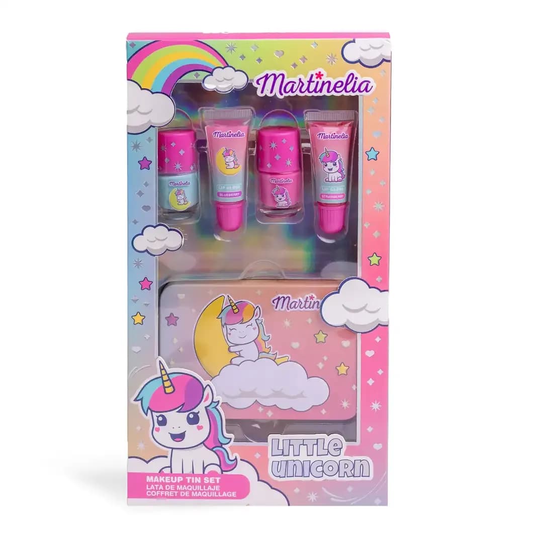 Martinelia Little Unicorn Kız Çocuk Metal Kutulu Makyaj Seti