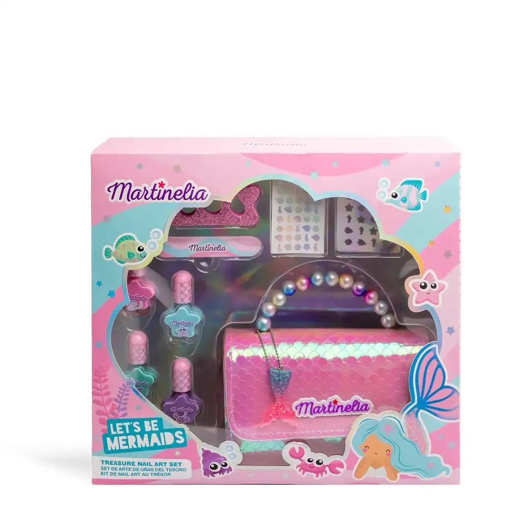Martinelia Let's Be Mermaids Kız Çocuk Tırnak Tasarım Oje Seti