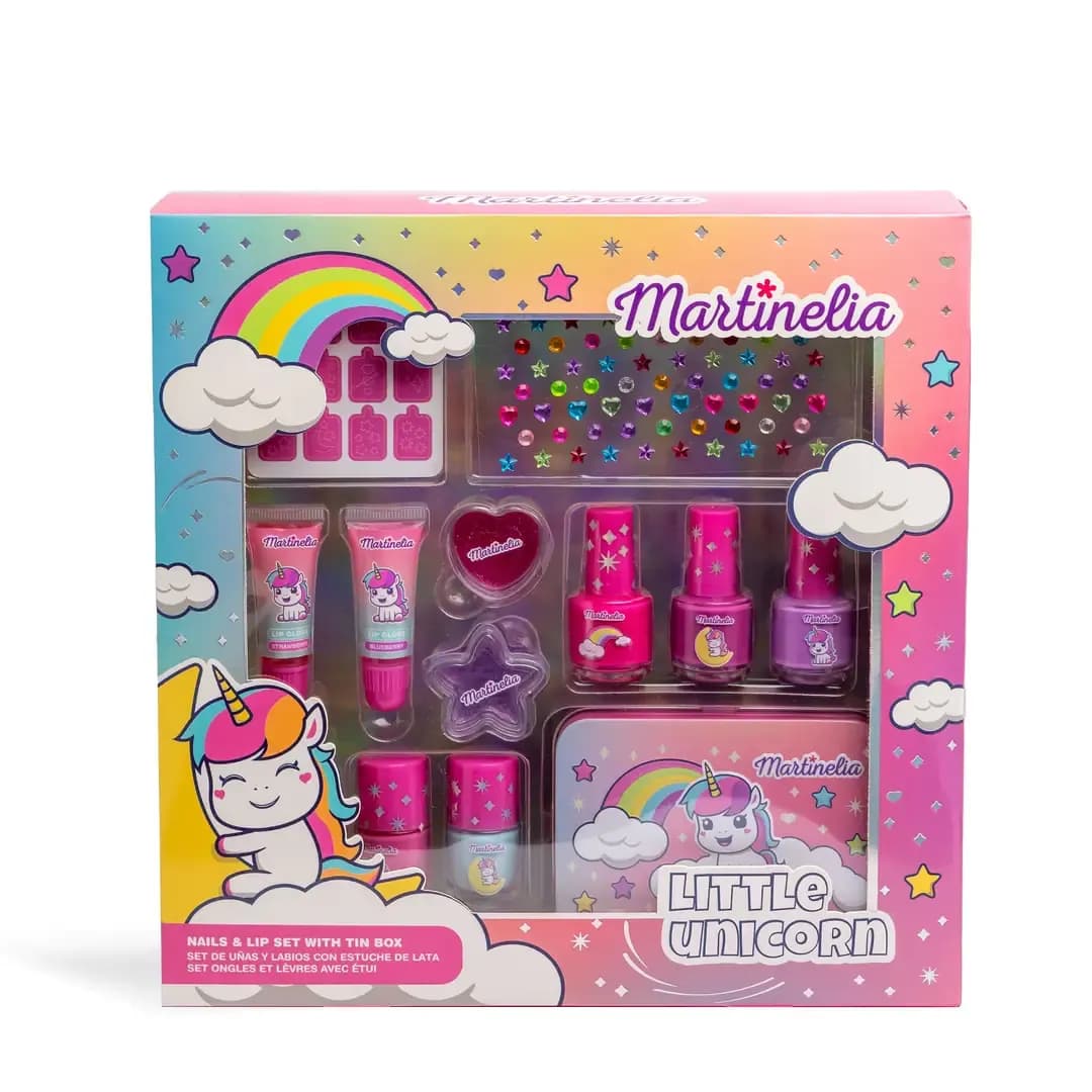Martinelia Little Unicorn Kız Çocuk Metal Kutulu Makyaj Seti